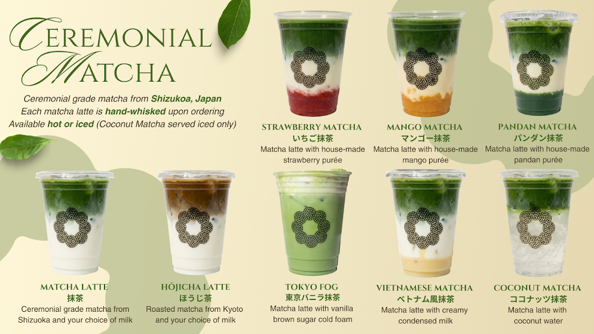 Menu, Isabella's Mochi Donut Café - Leaside