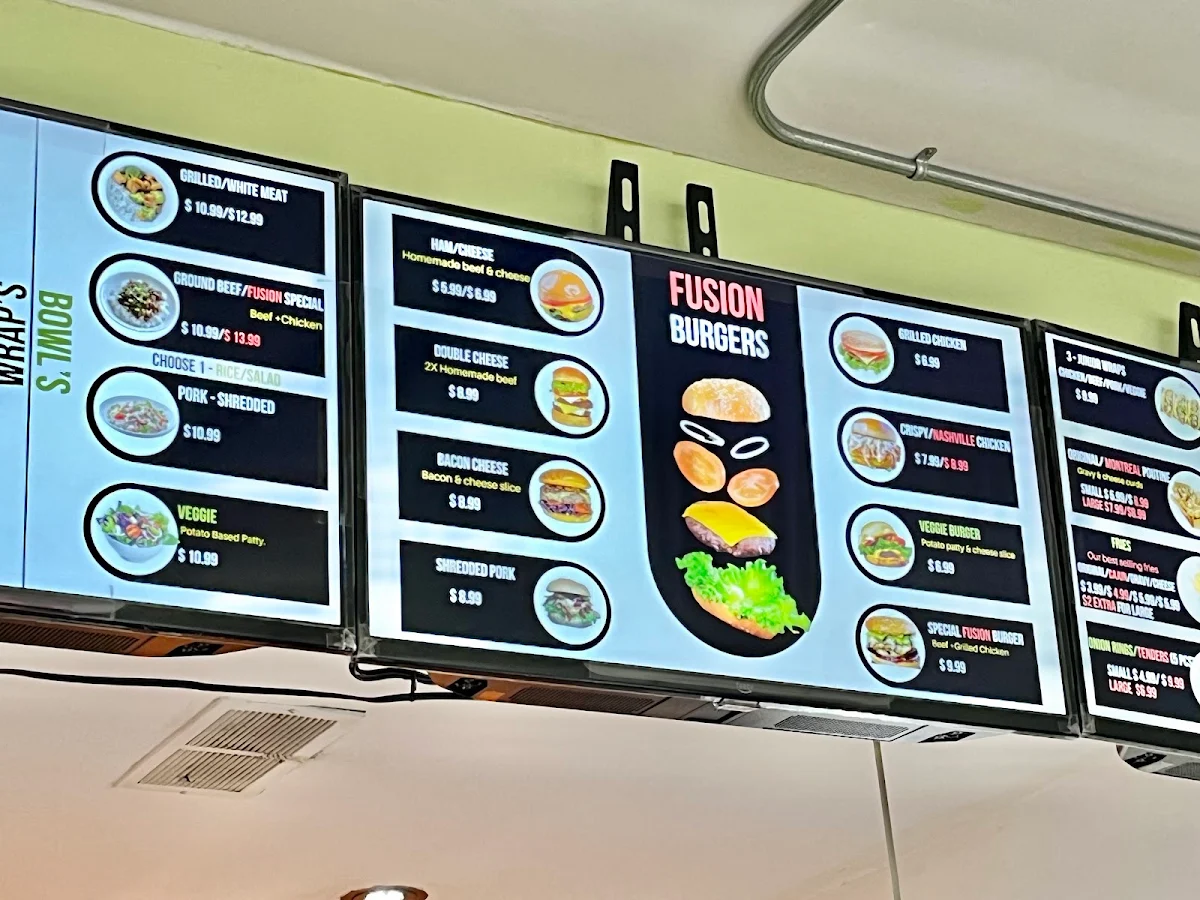 Menu, Gerrard Greek