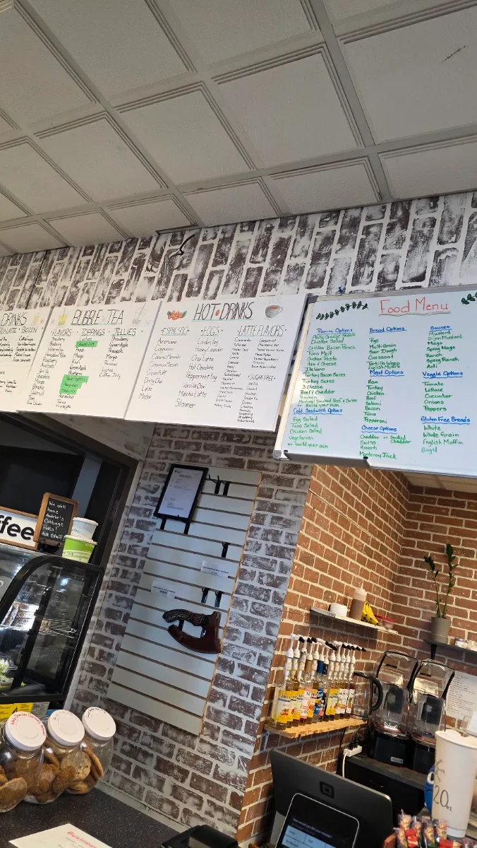 Menu, Fresh Inspirations Coffee Bar