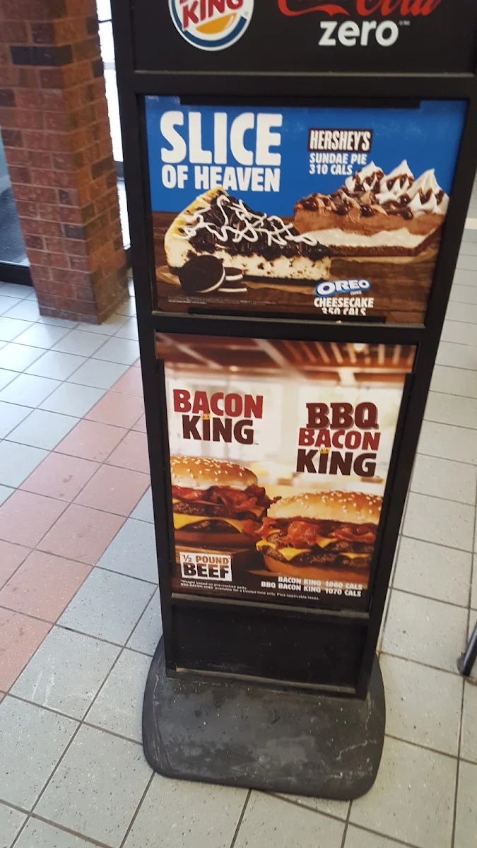 Menu, Burger King