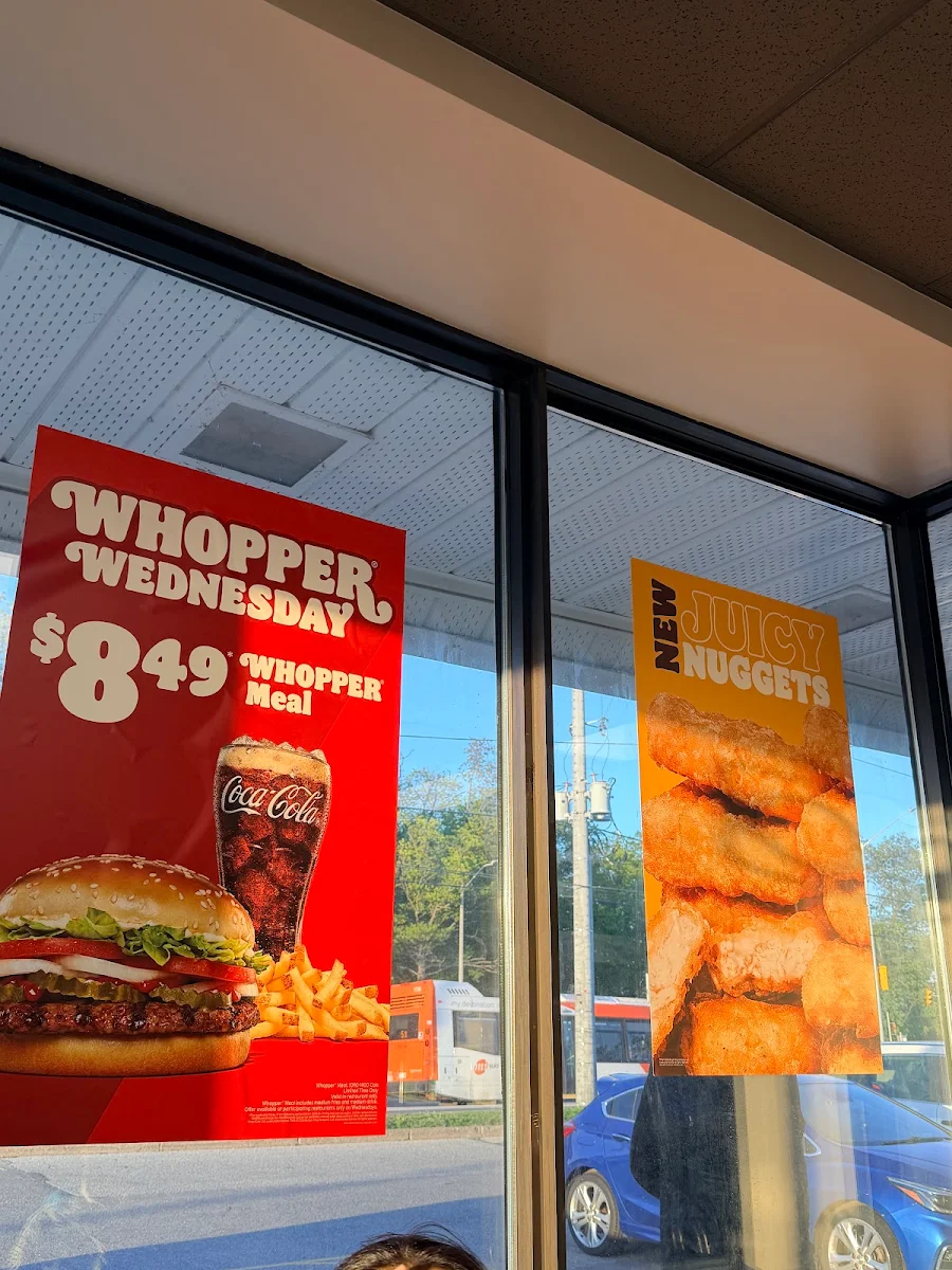 Menu, Burger King
