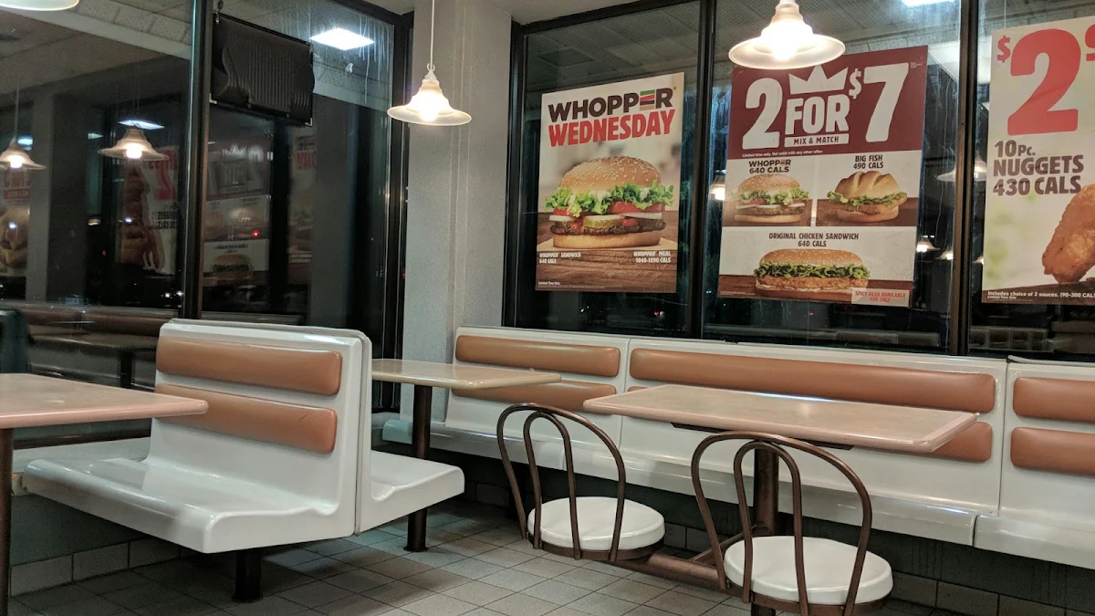 Menu, Burger King