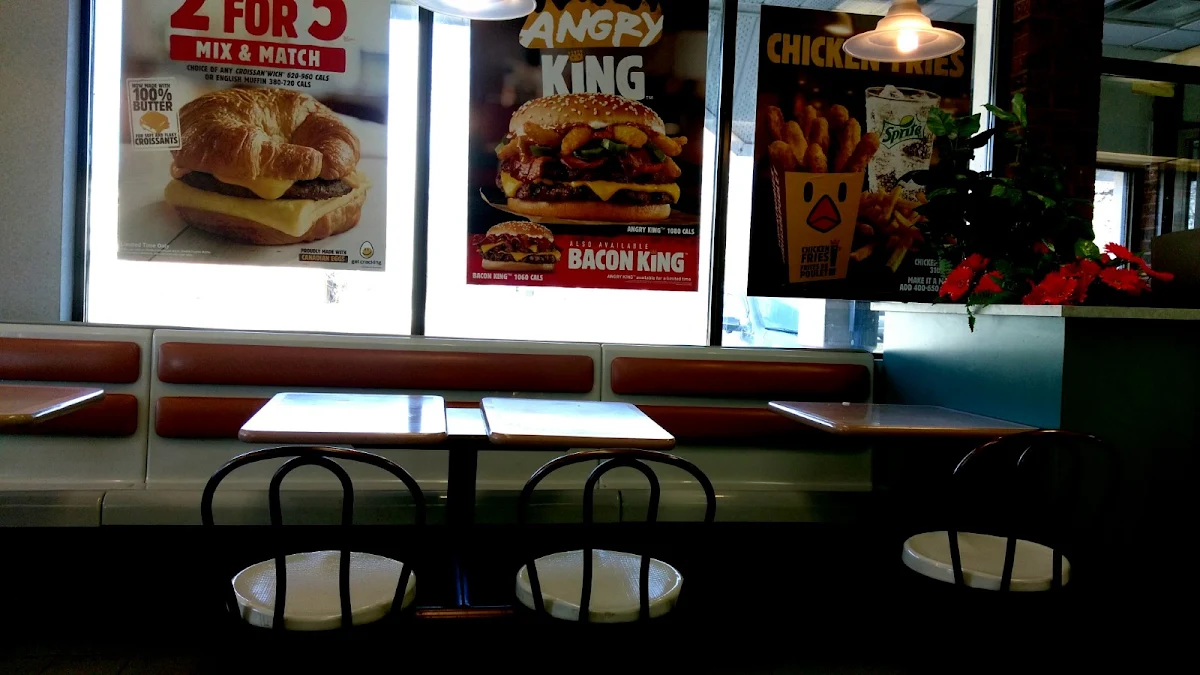 Menu, Burger King
