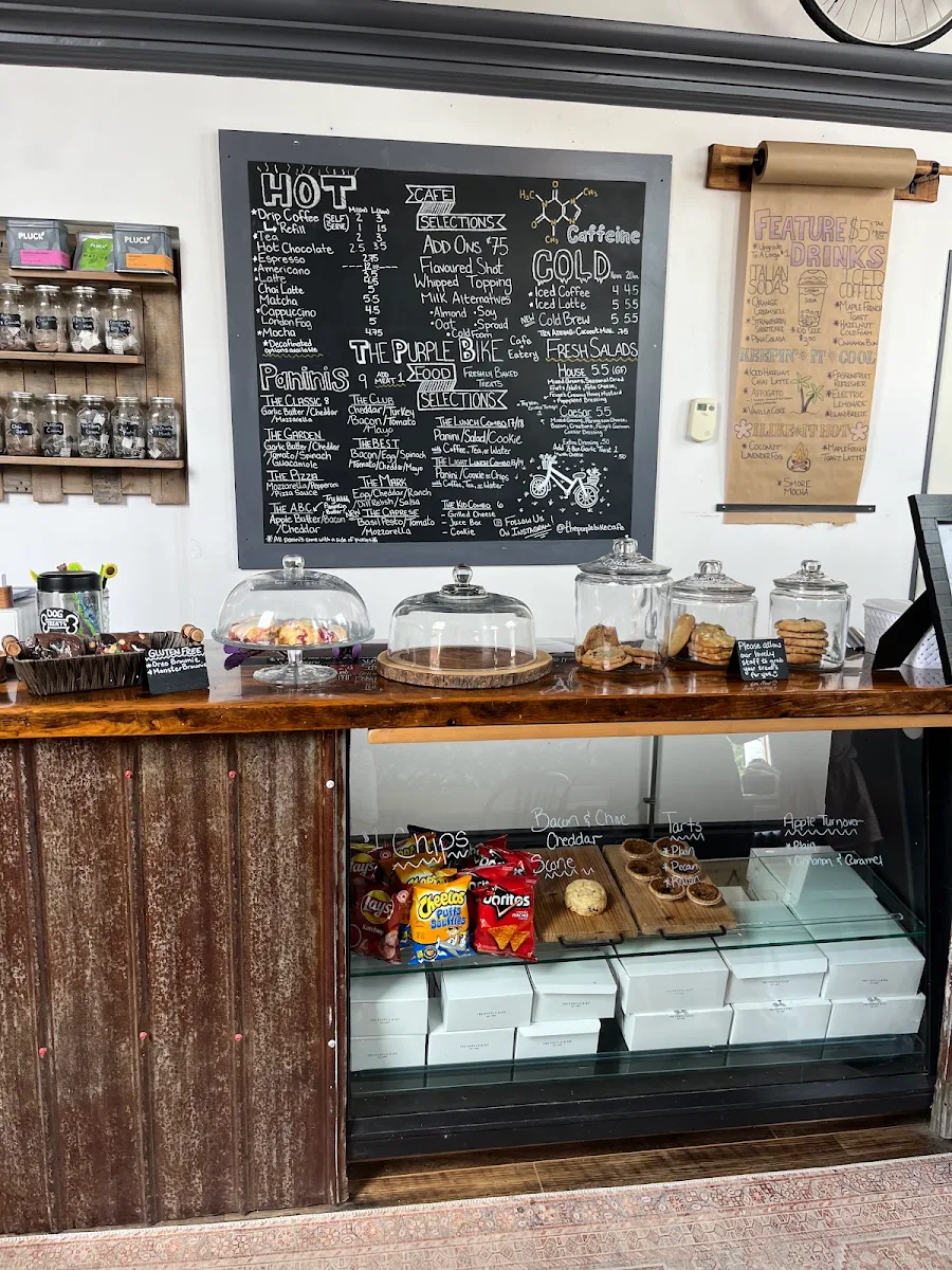 Menu, The Purple Bike Café and Eatery