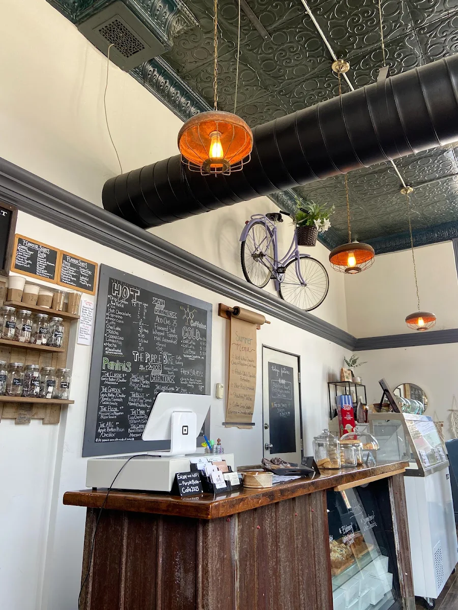Menu, The Purple Bike Café and Eatery