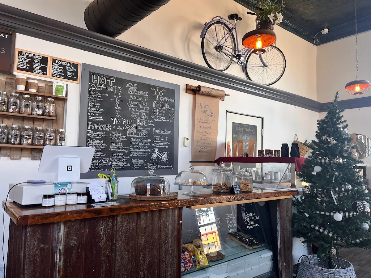 Menu, The Purple Bike Café and Eatery