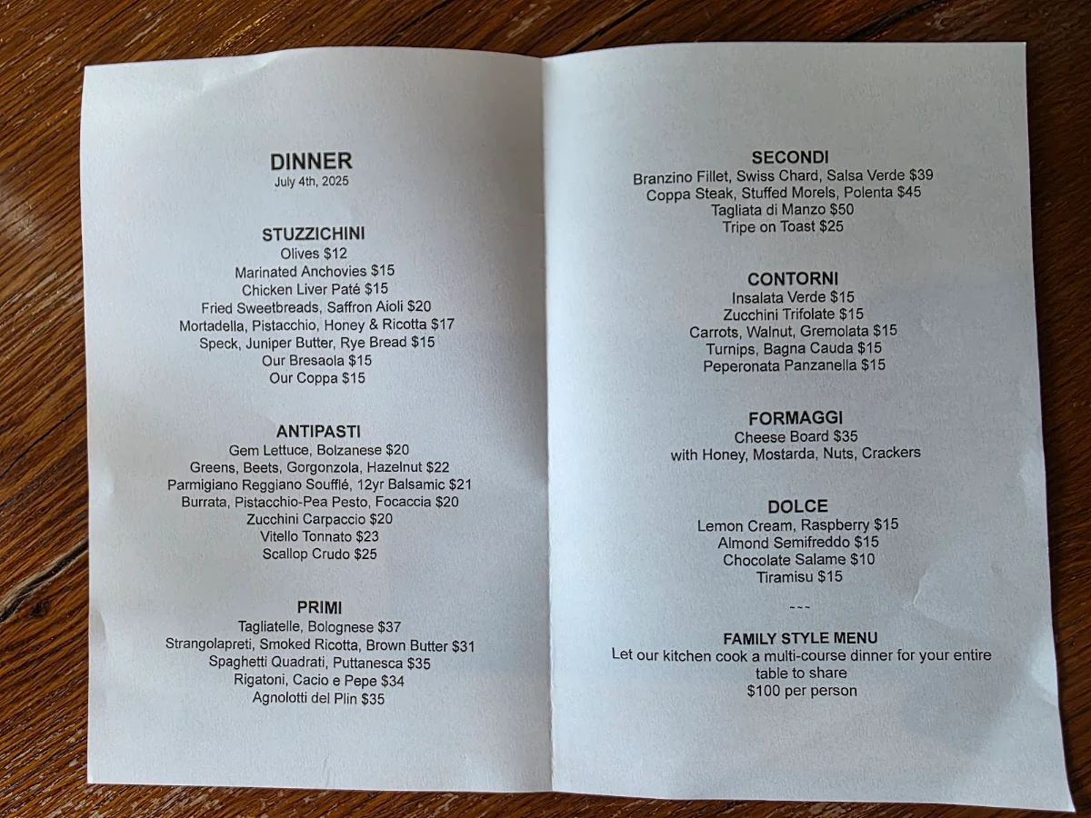Menu photo 1