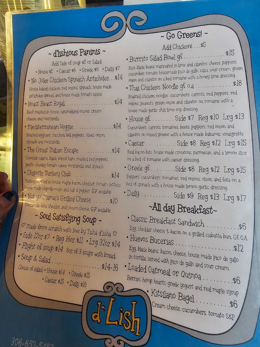 Menu photo 1