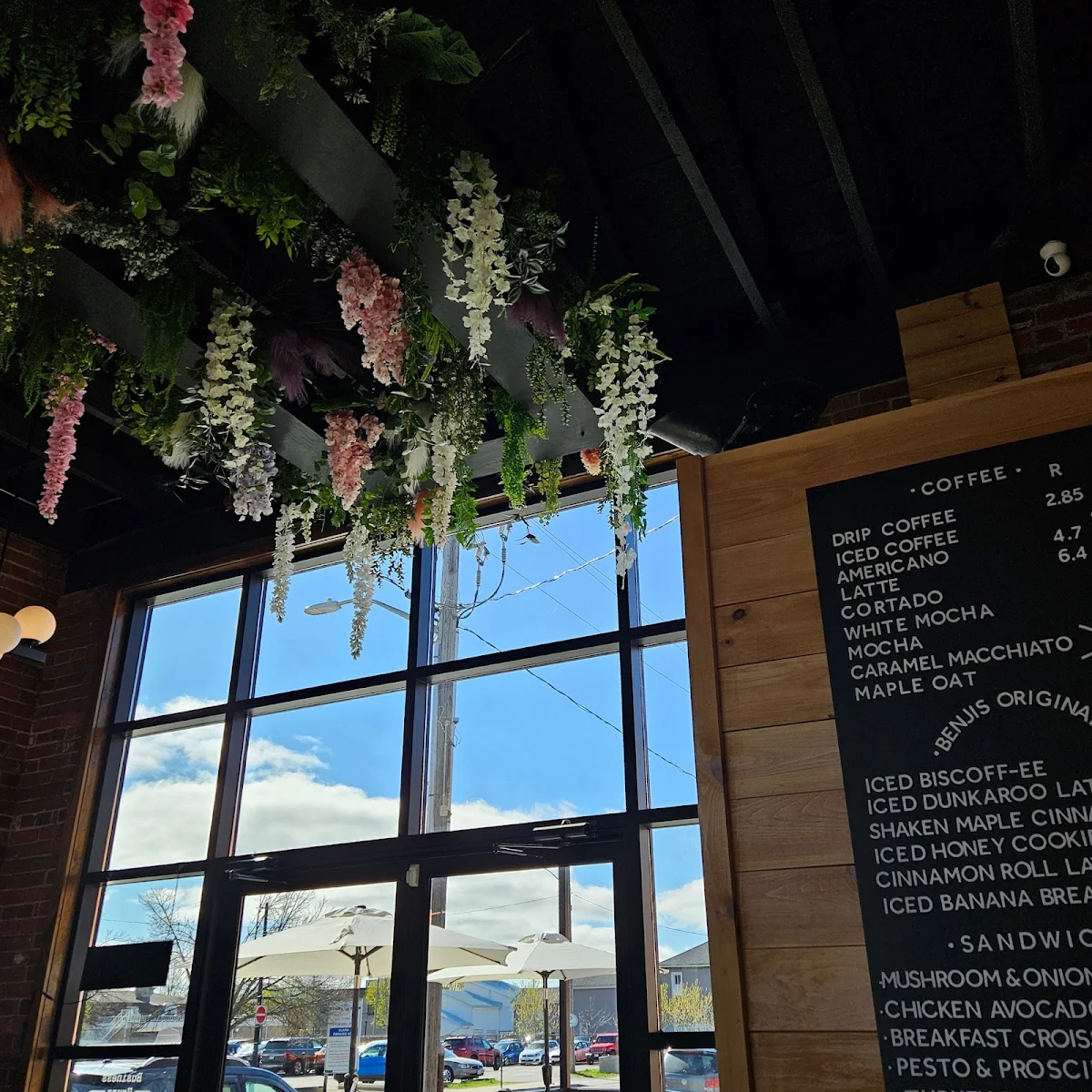 Menu, Benji's Coffee Bar