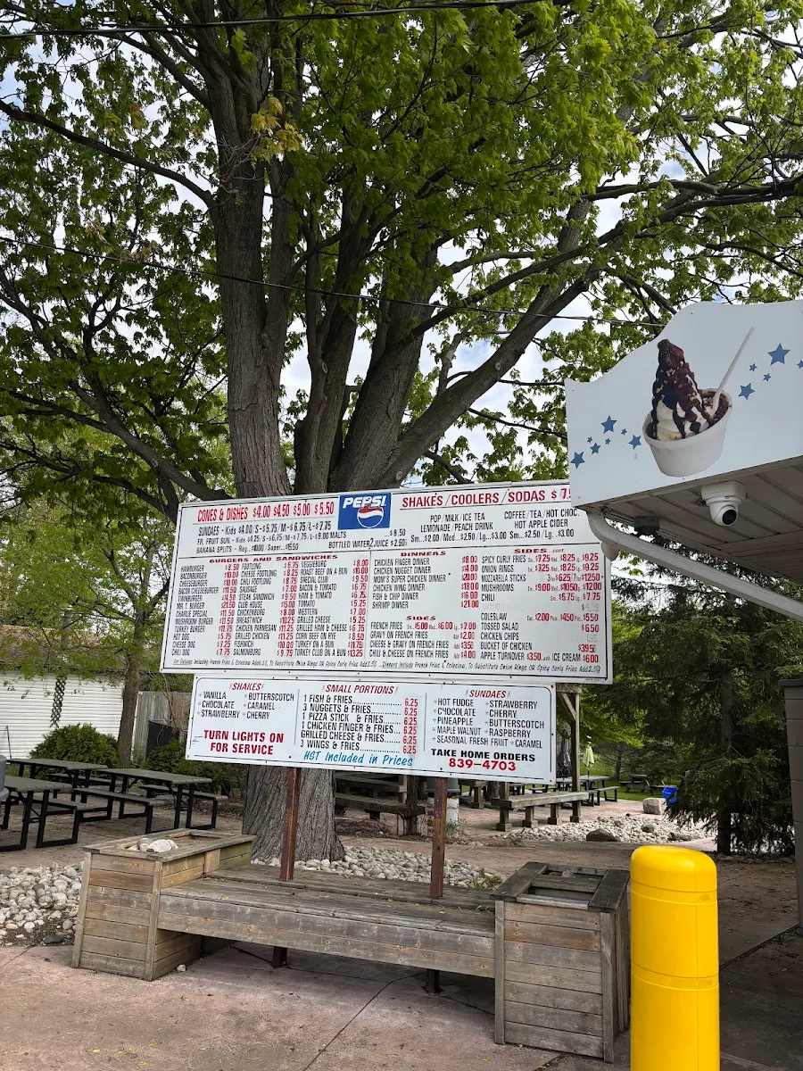 Menu, Dairy Freez