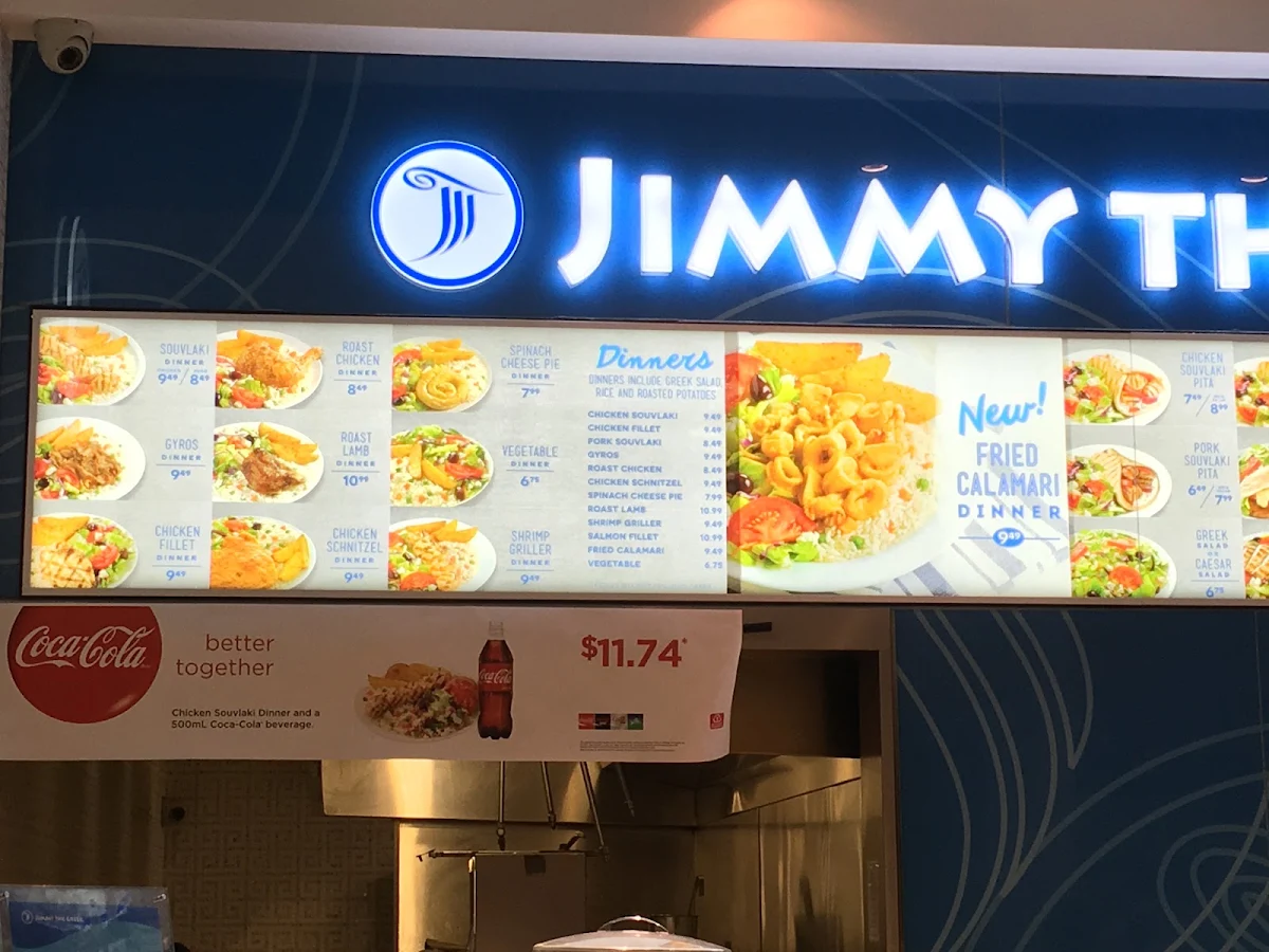 Menu, Jimmy The Greek