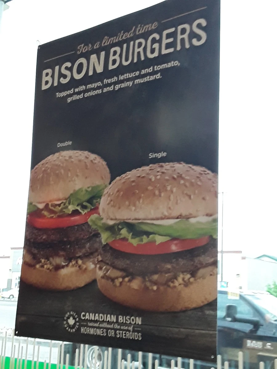 Menu, A&W Canada