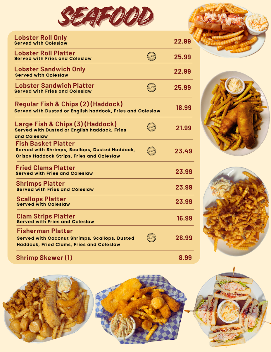 Menu, Hynes Restaurant