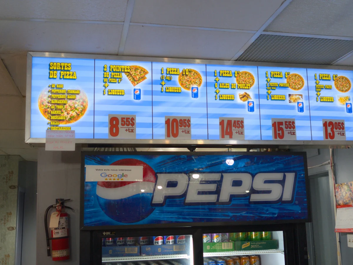 Menu, Jumelles Pizza 2 pour 1