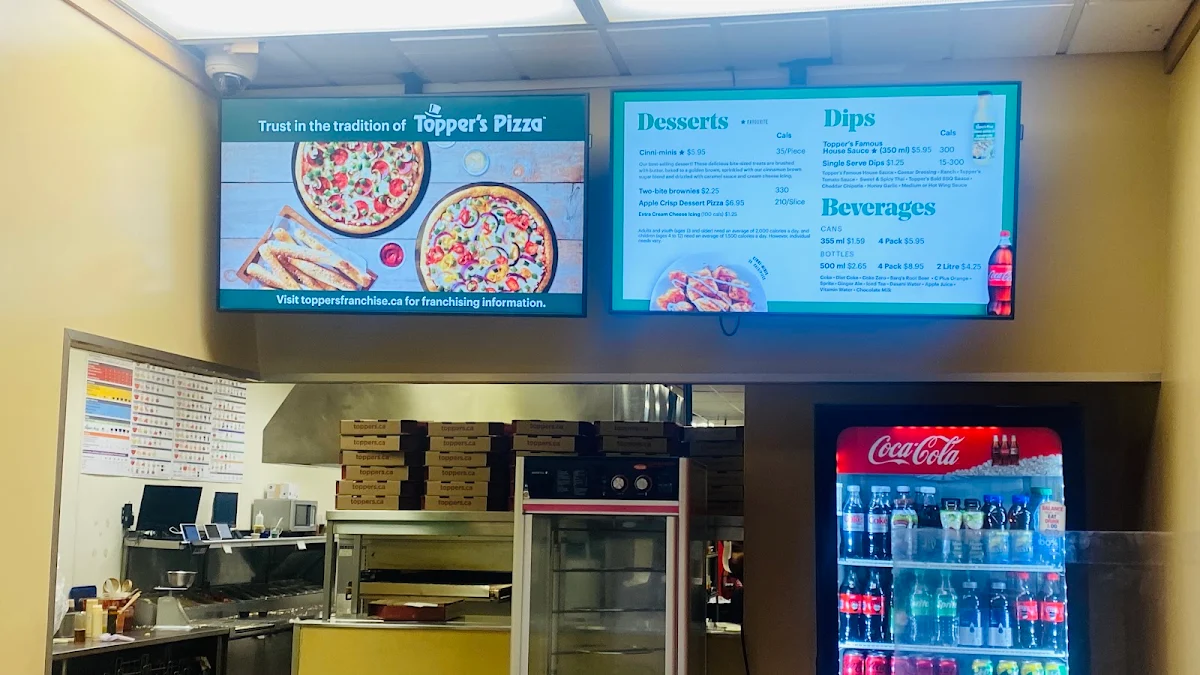 Menu, Topper's Pizza — Barrhaven