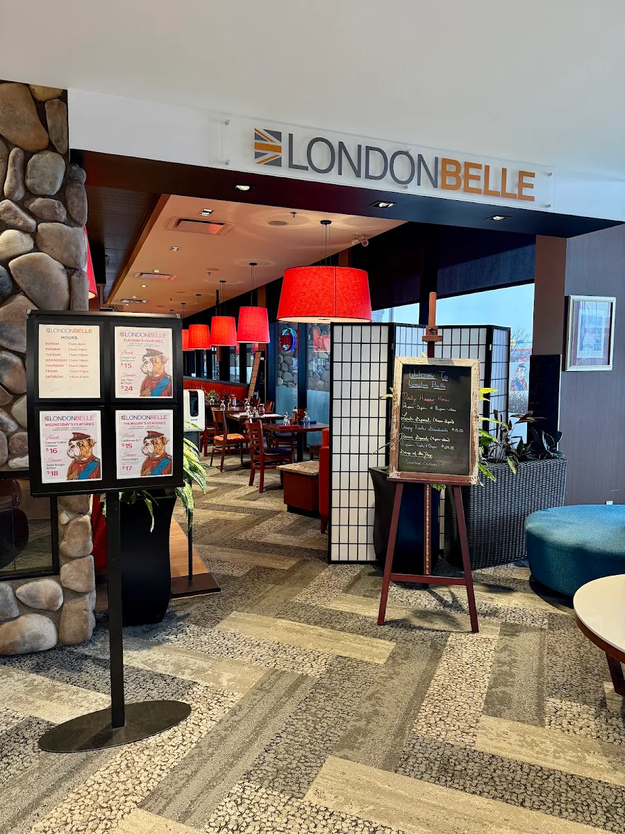 Menu, London Belle