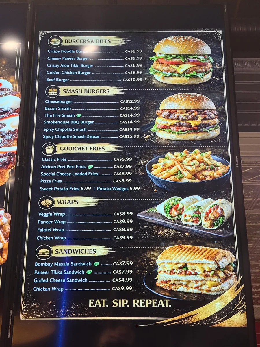 Menu, Croffle Co. (Surrey Central)