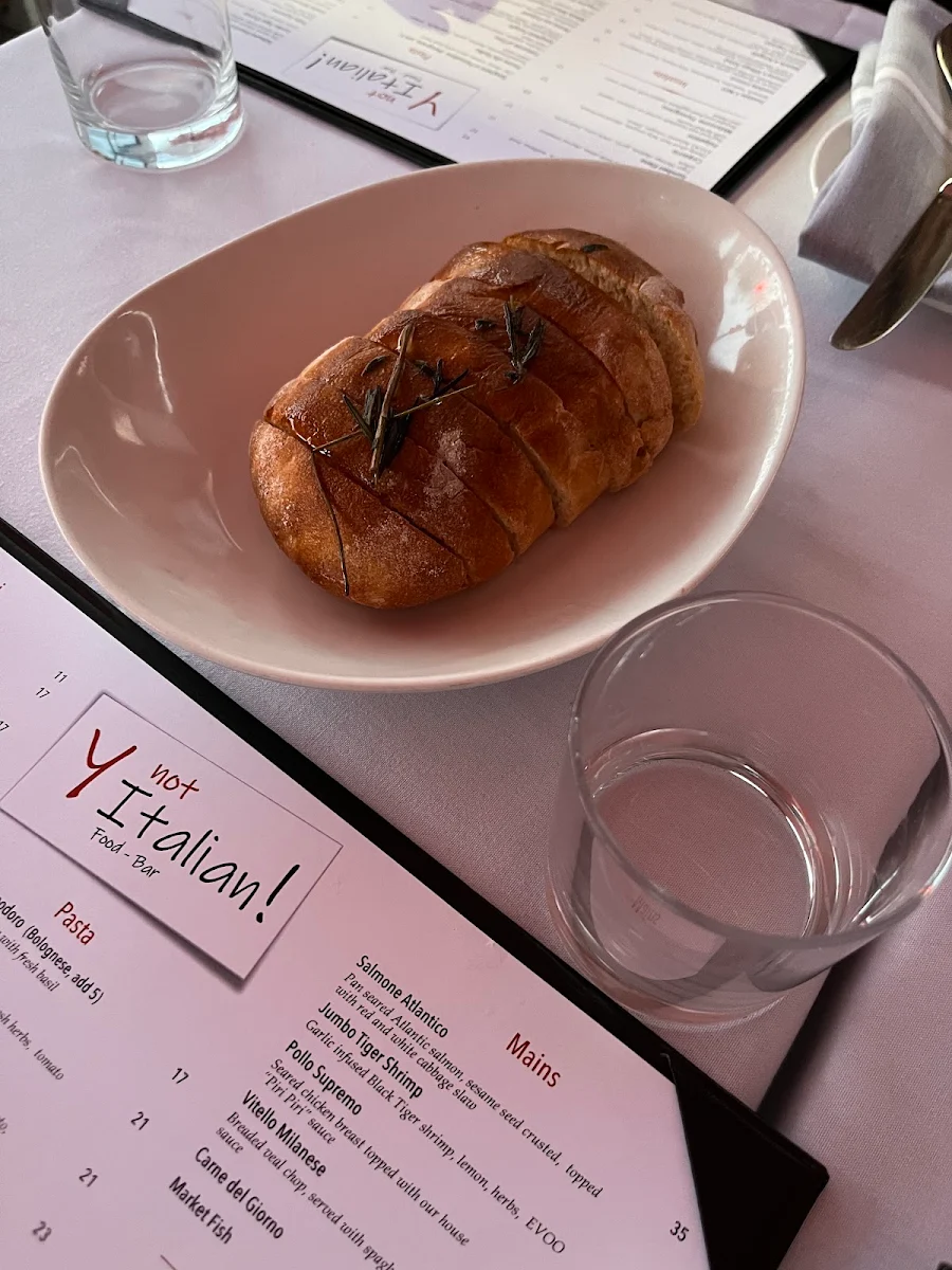 Menu, Y Not Italian!