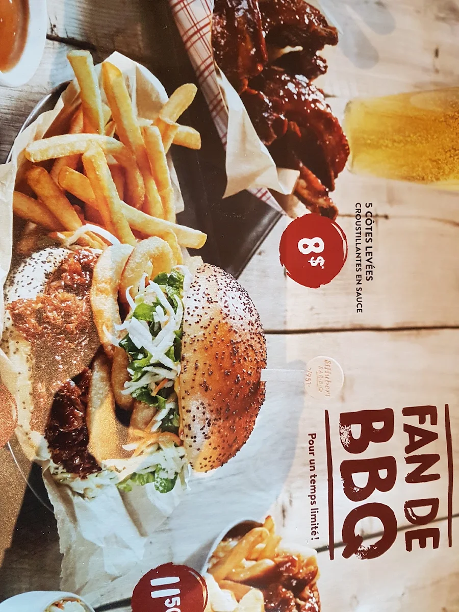 Menu, Rôtisserie St-Hubert