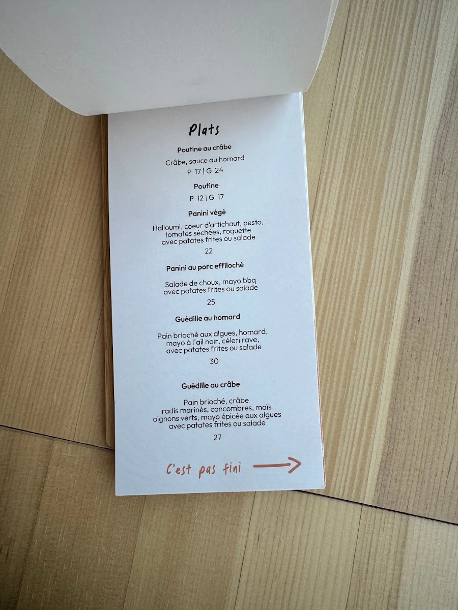 Menu, Alfred - Guinguette et café