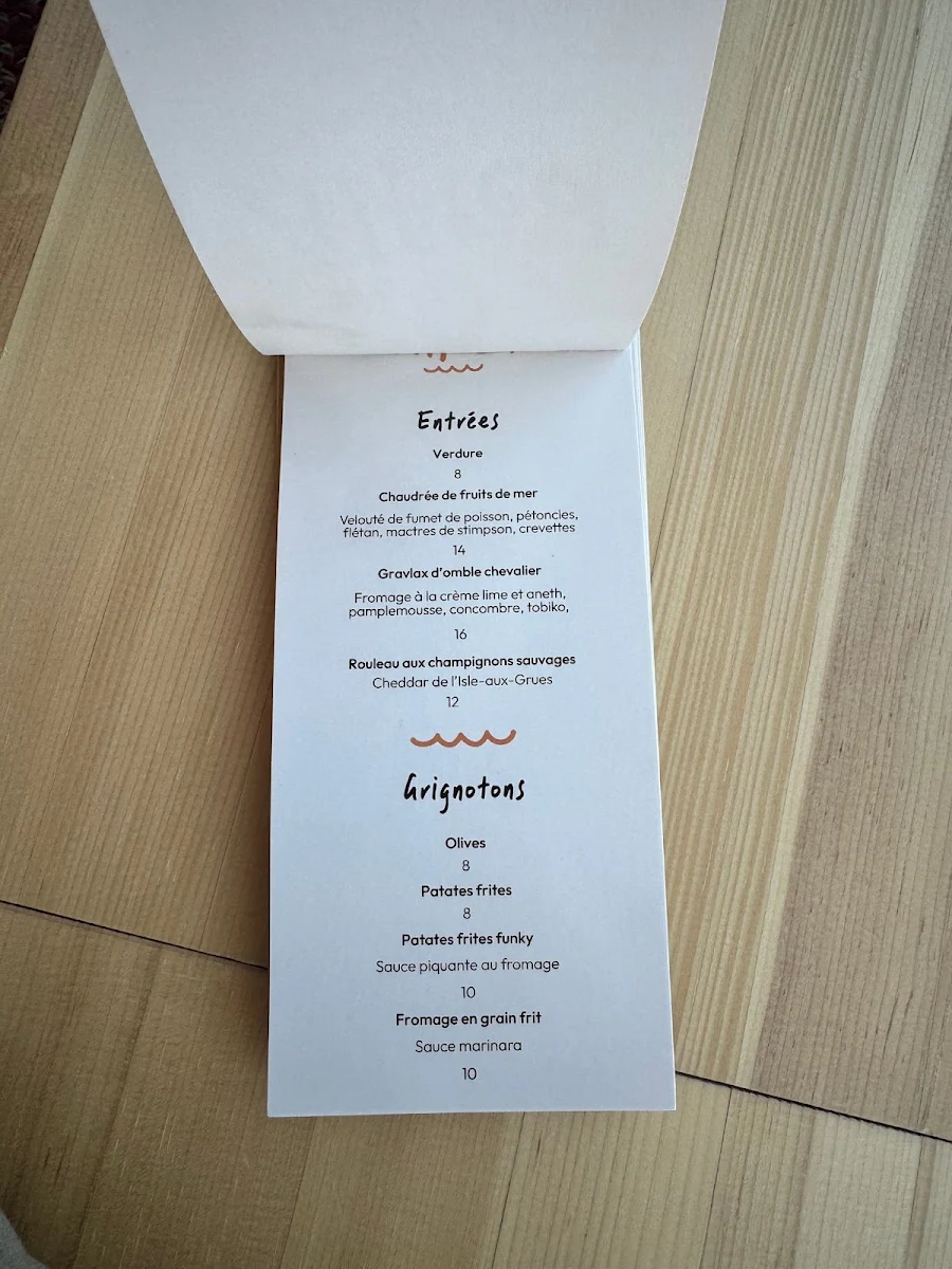 Menu, Alfred - Guinguette et café