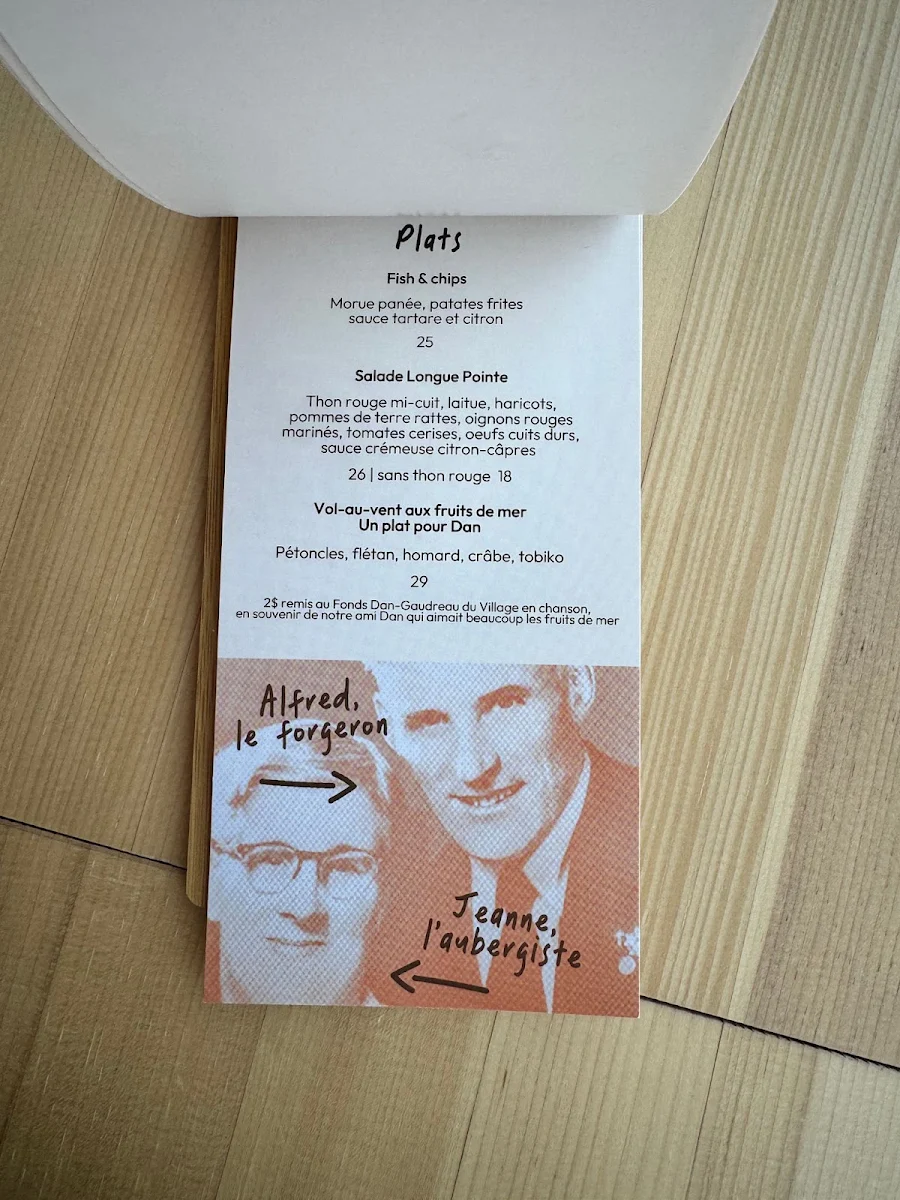 Menu, Alfred - Guinguette et café