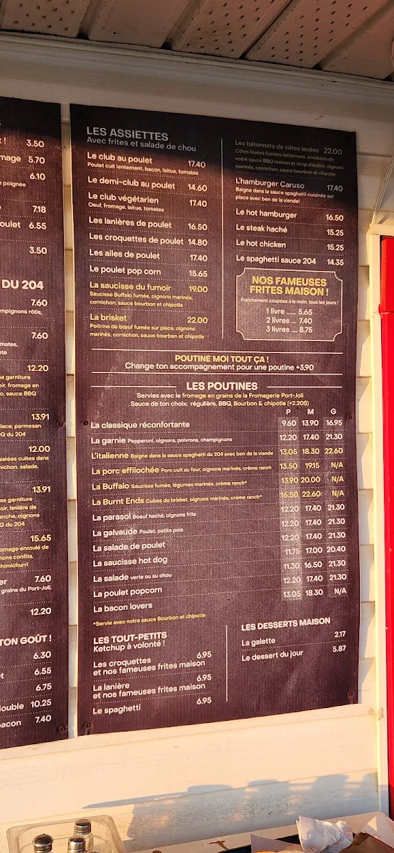 Menu, Casse-Croute 204