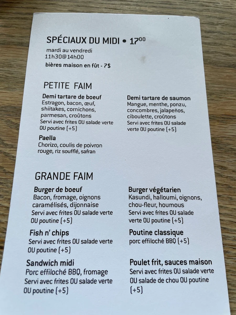 Menu photo 1
