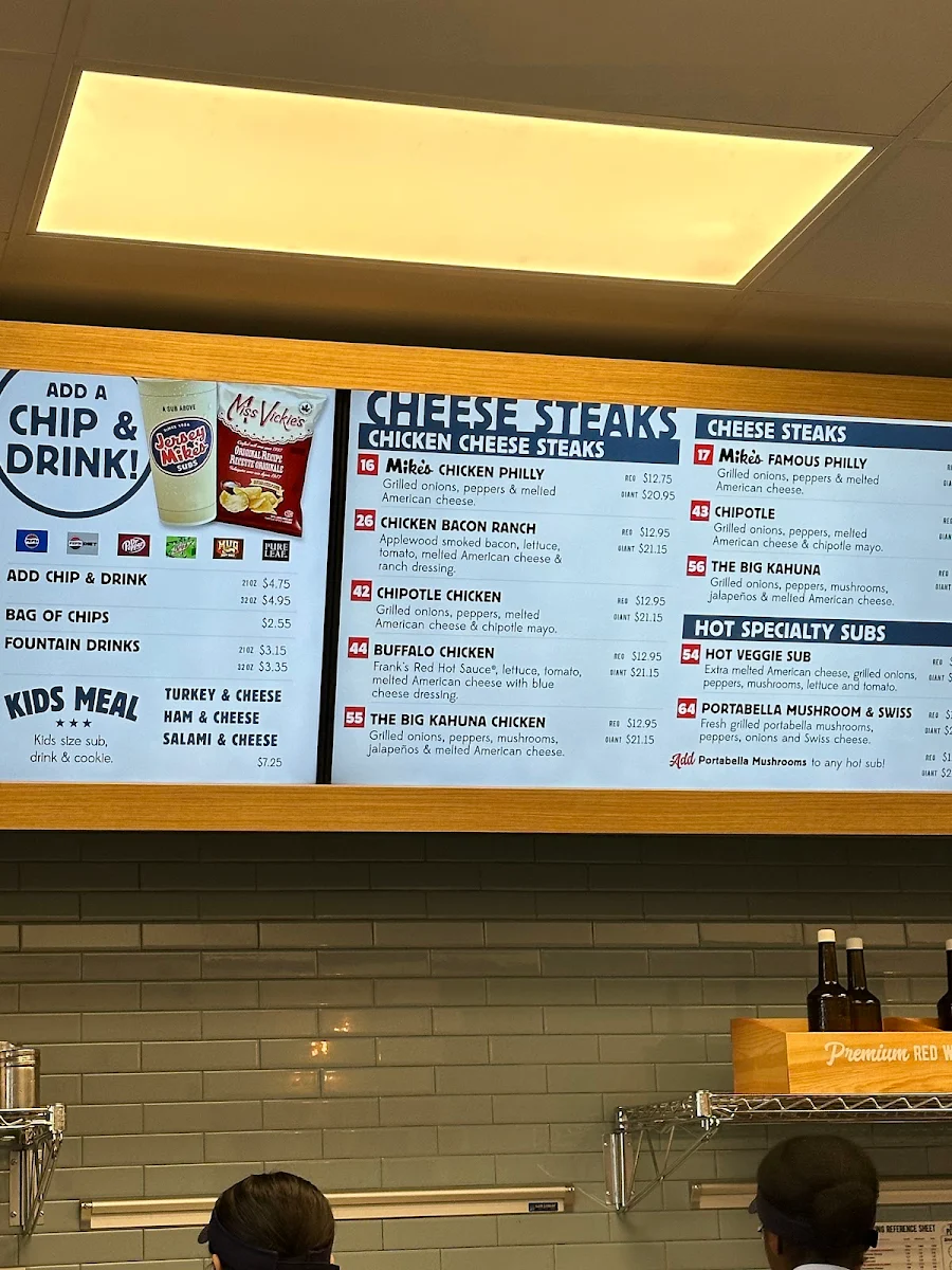 Menu, Jersey Mike's Subs