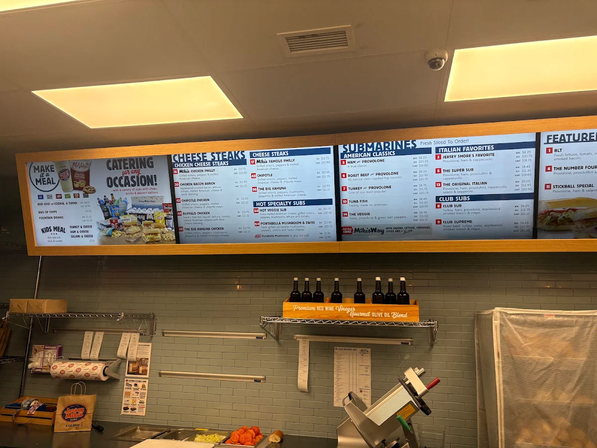 Menu, Jersey Mike's Subs