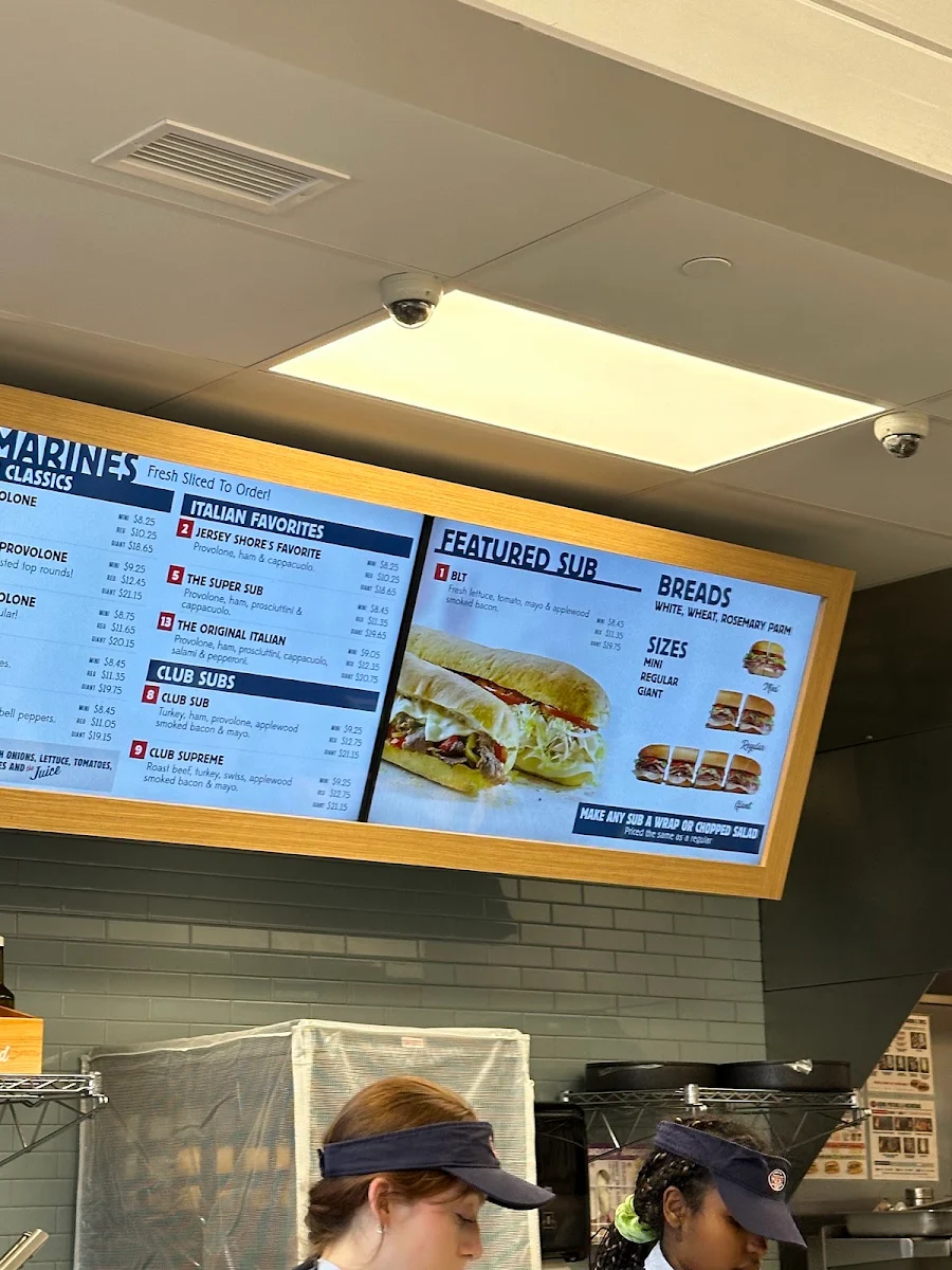Menu, Jersey Mike's Subs