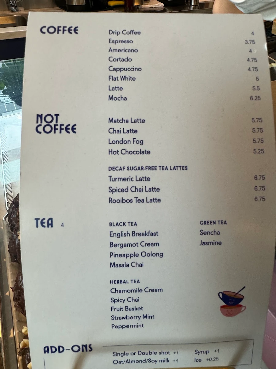 Menu, Sweet Talk