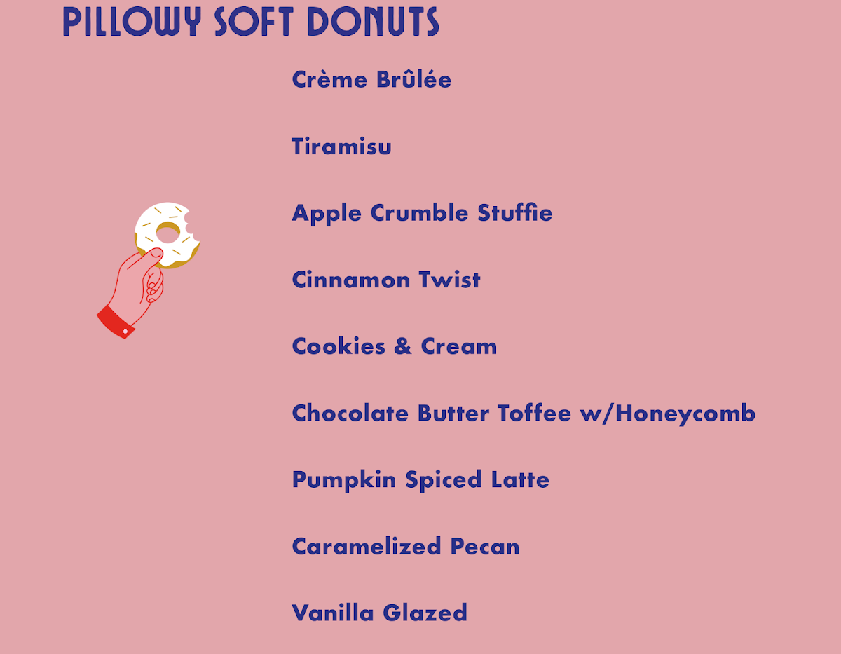 Menu, Sweet Talk
