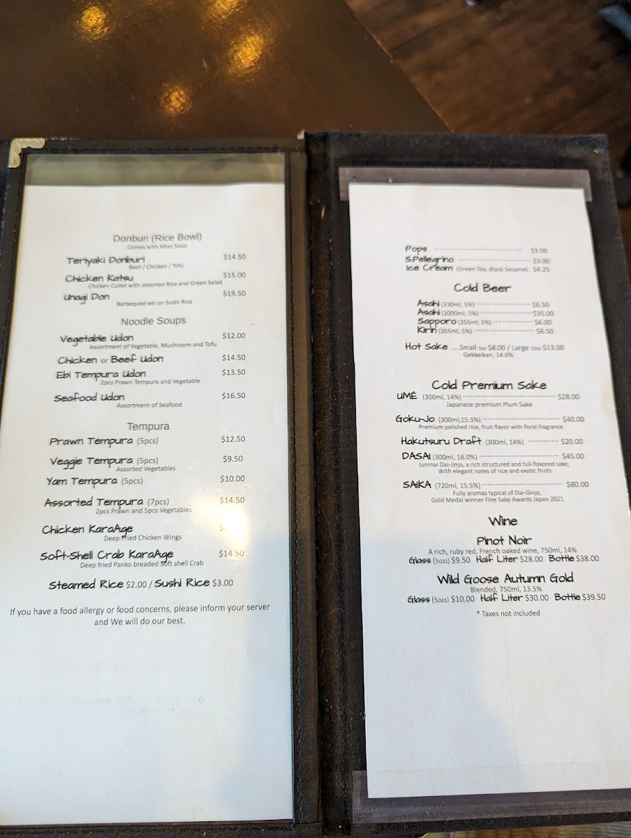 Menu photo 1