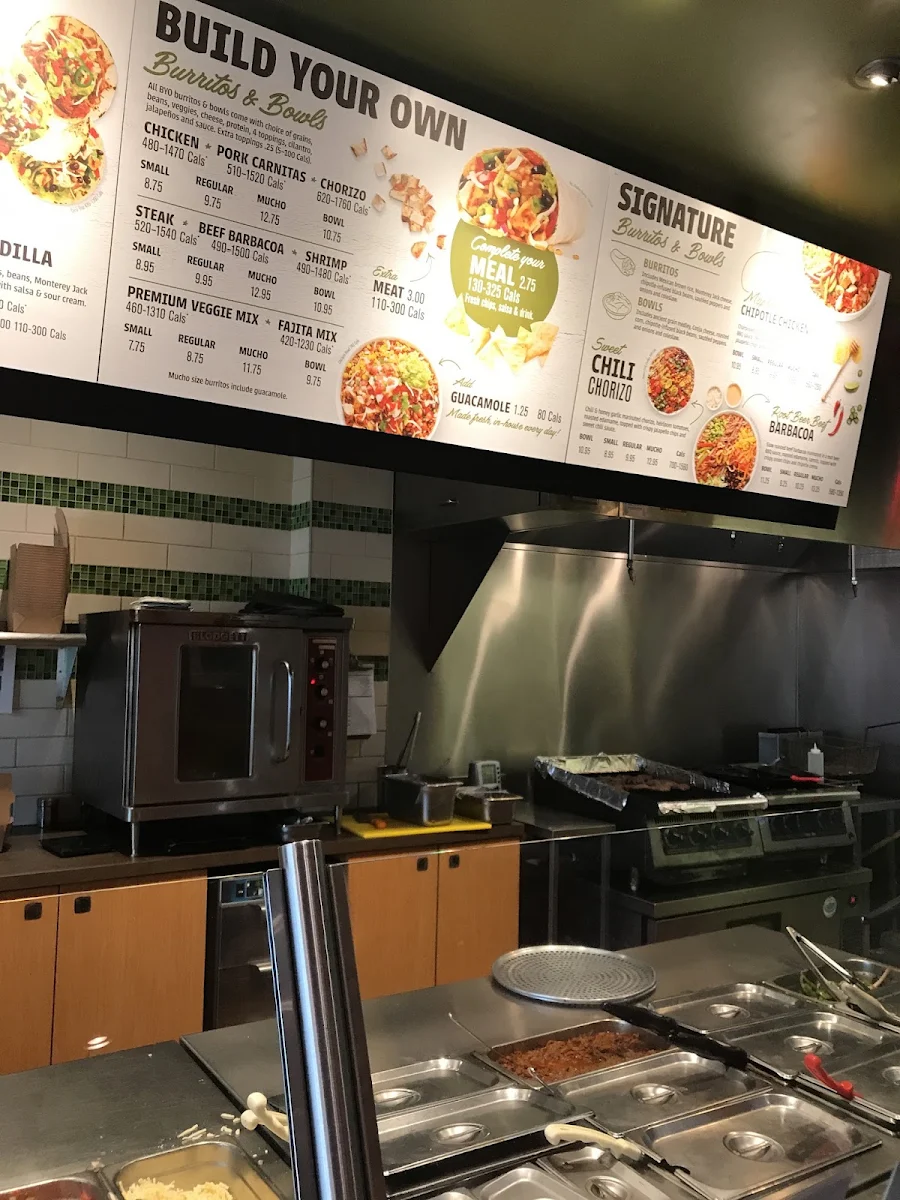 Menu, Mucho Burrito Fresh Mexican Grill