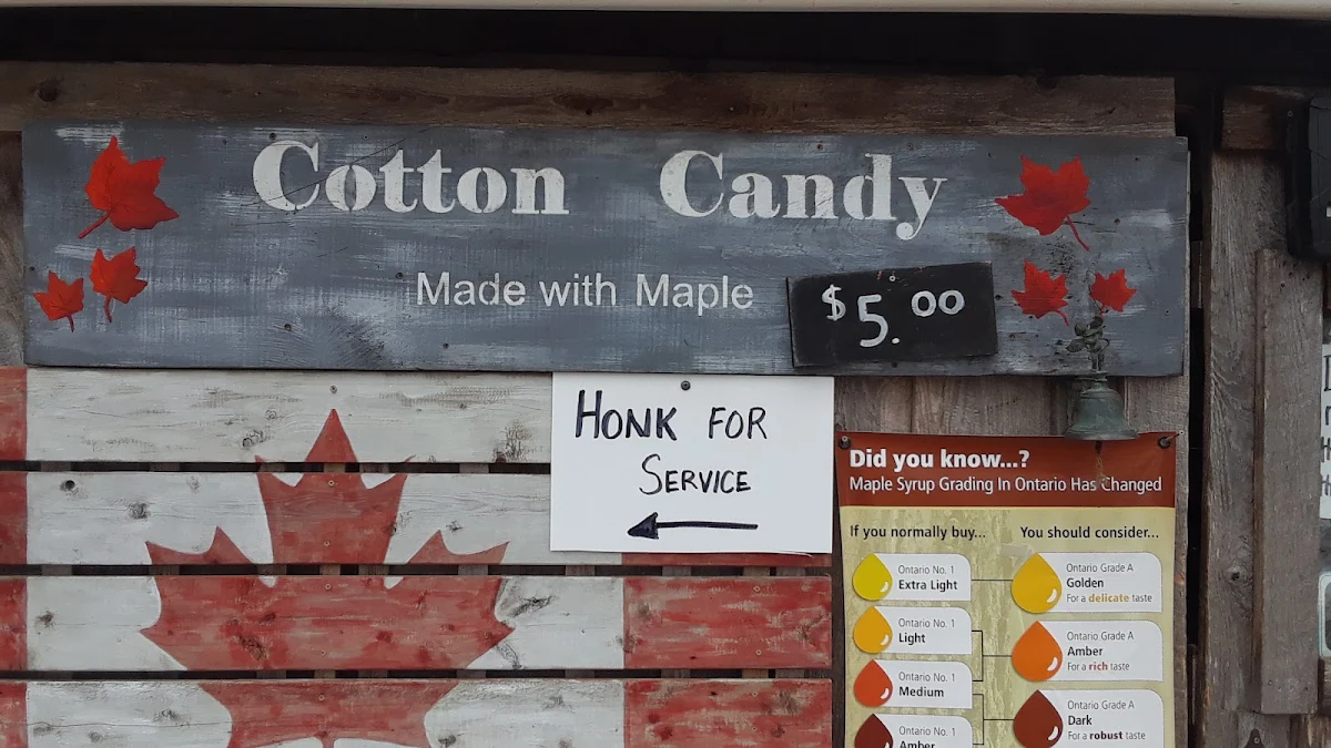Menu, Lalonde's Maple Syrup