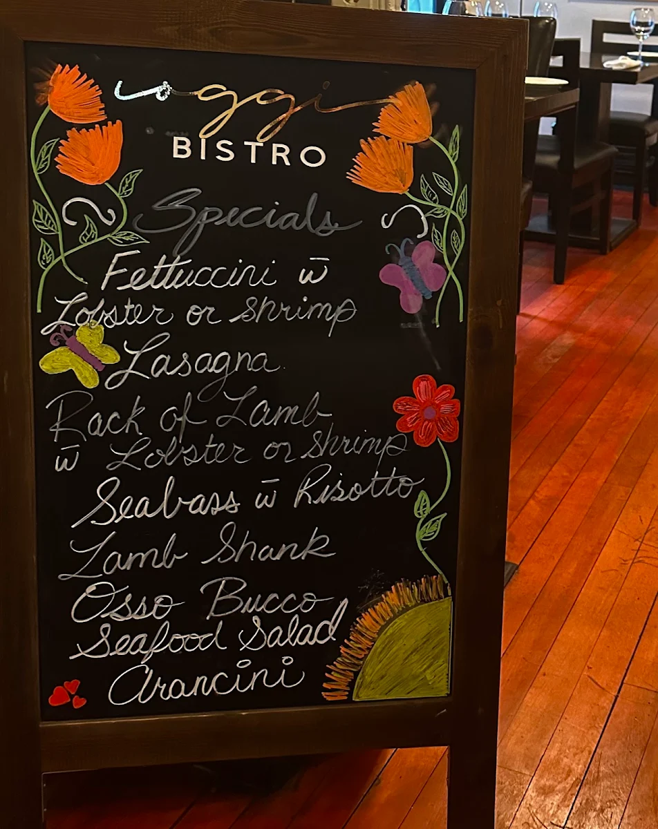 Menu, Oggi Bistro
