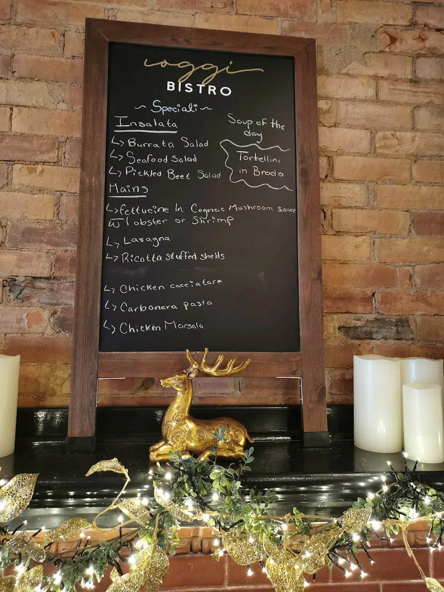 Menu, Oggi Bistro