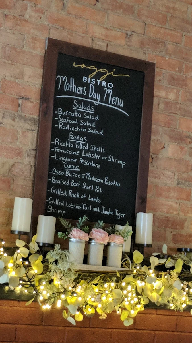Menu, Oggi Bistro