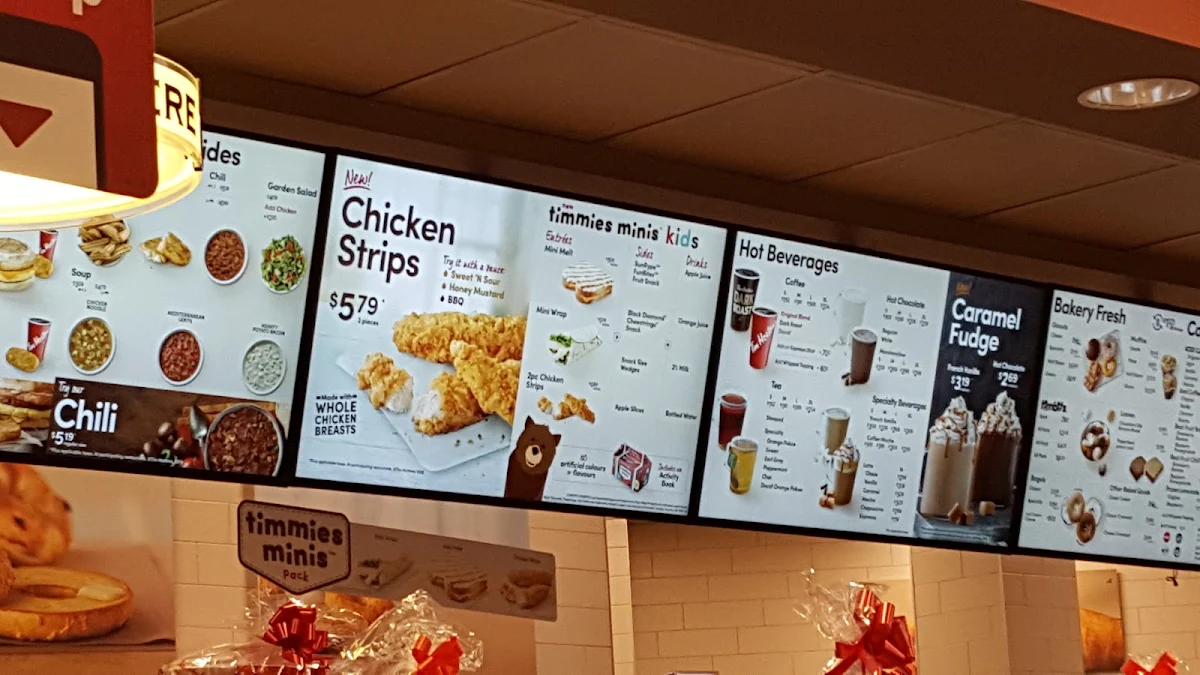 Menu, Tim Hortons