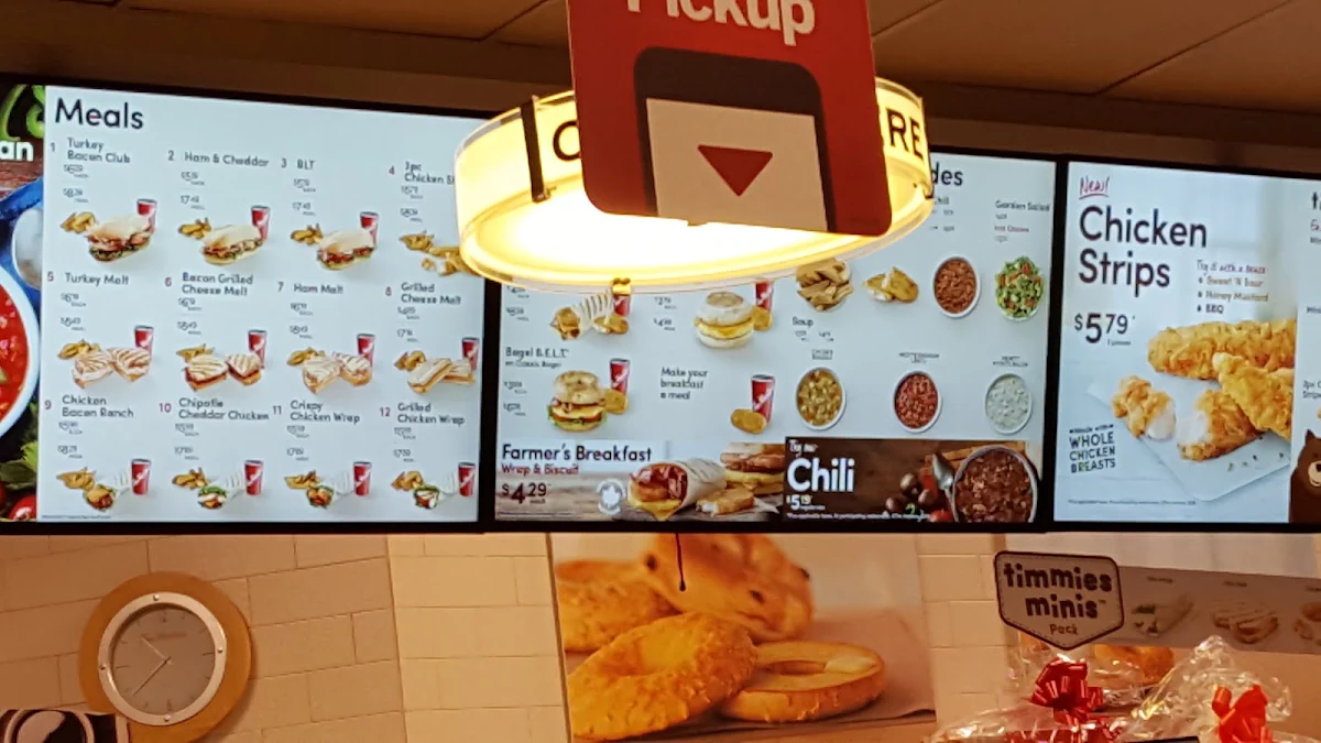 Menu, Tim Hortons