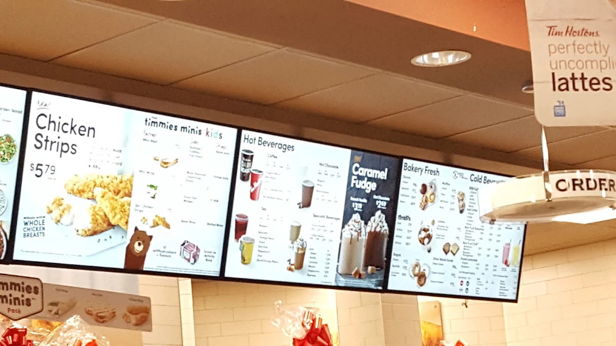 Menu, Tim Hortons