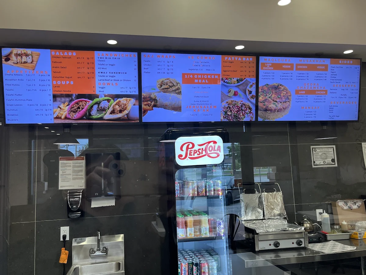 Menu, Yalla Nakol