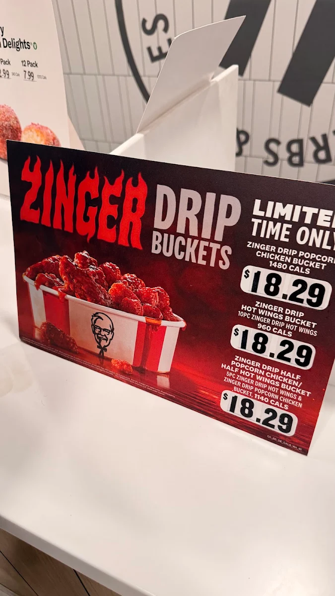 Menu, KFC