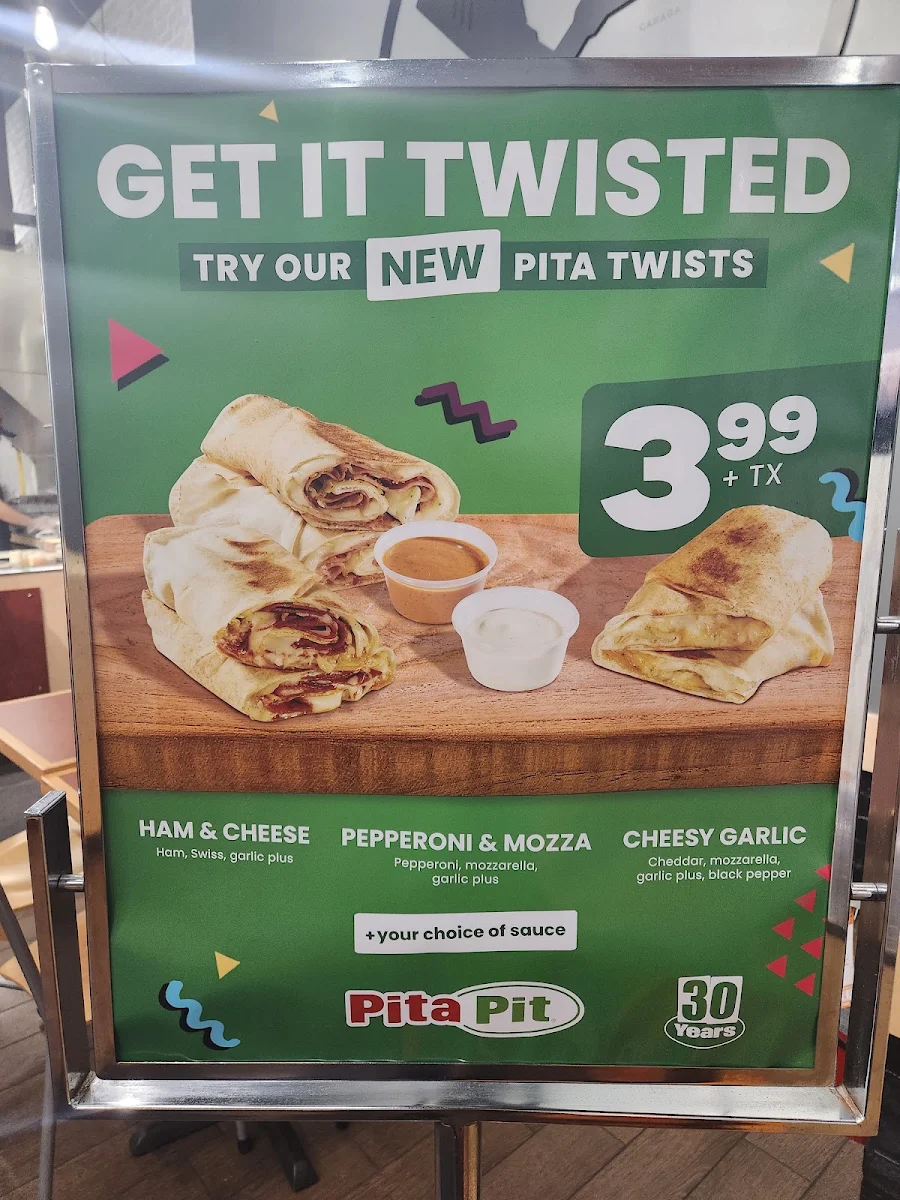Menu, Pita Pit