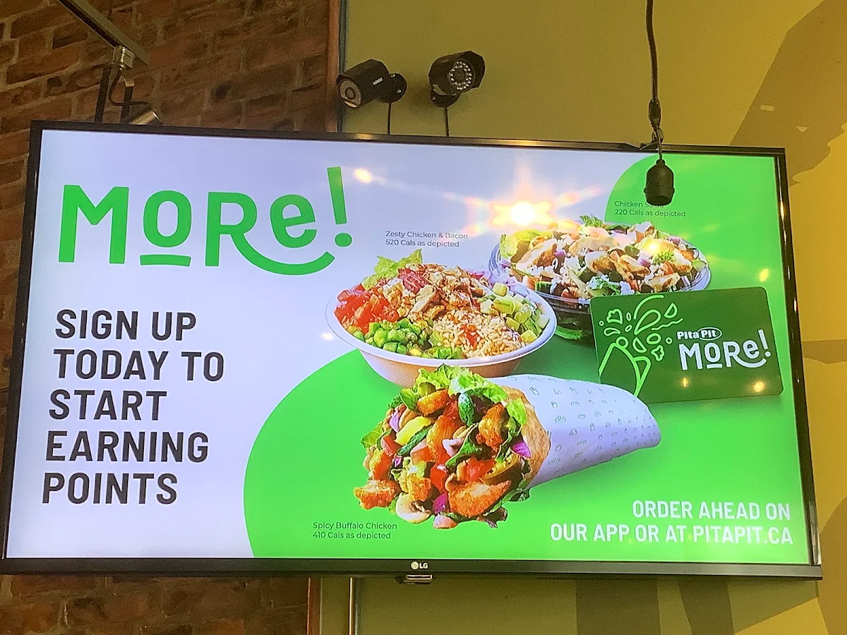 Menu, Pita Pit