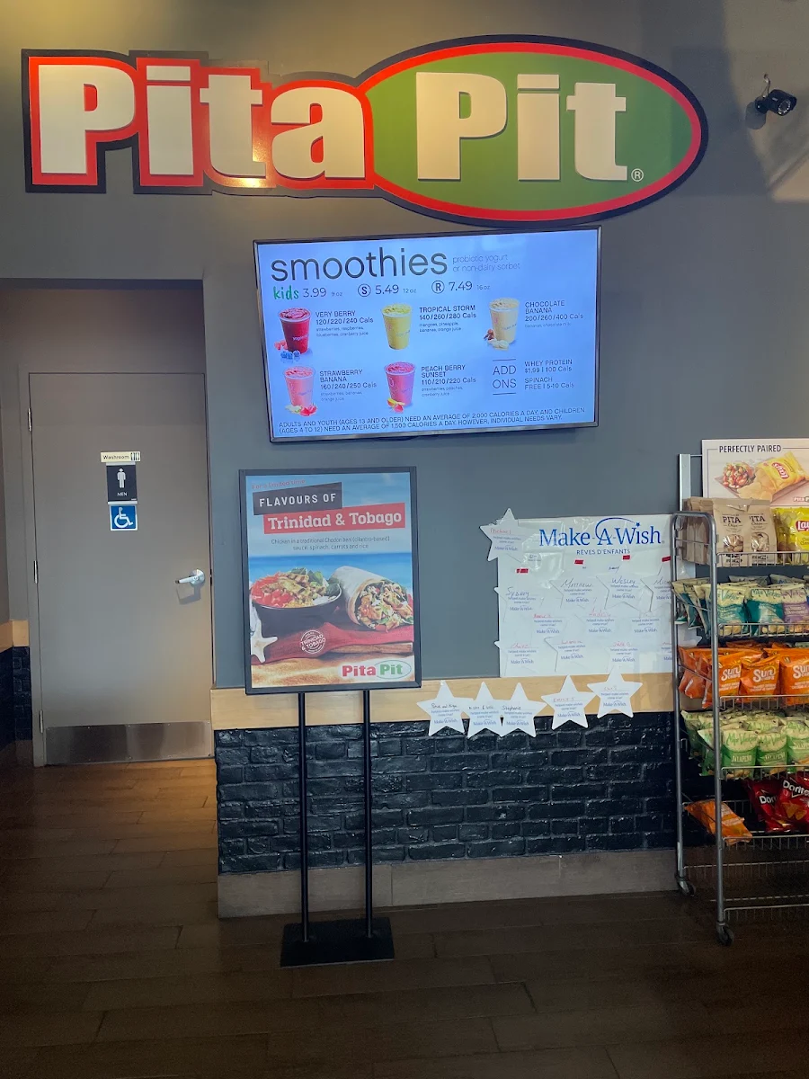 Menu, Pita Pit