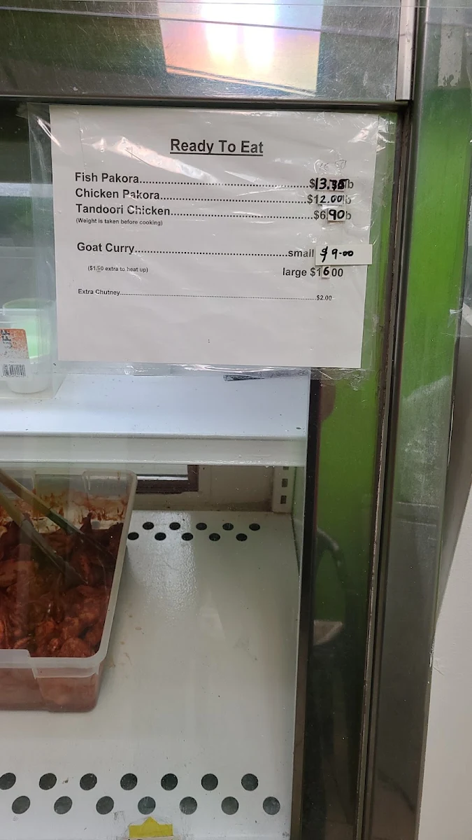 Menu, Desi Meat and Grill Chicken