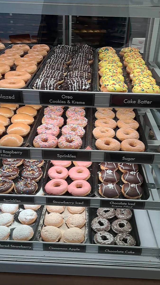 Menu, Krispy Kreme Café