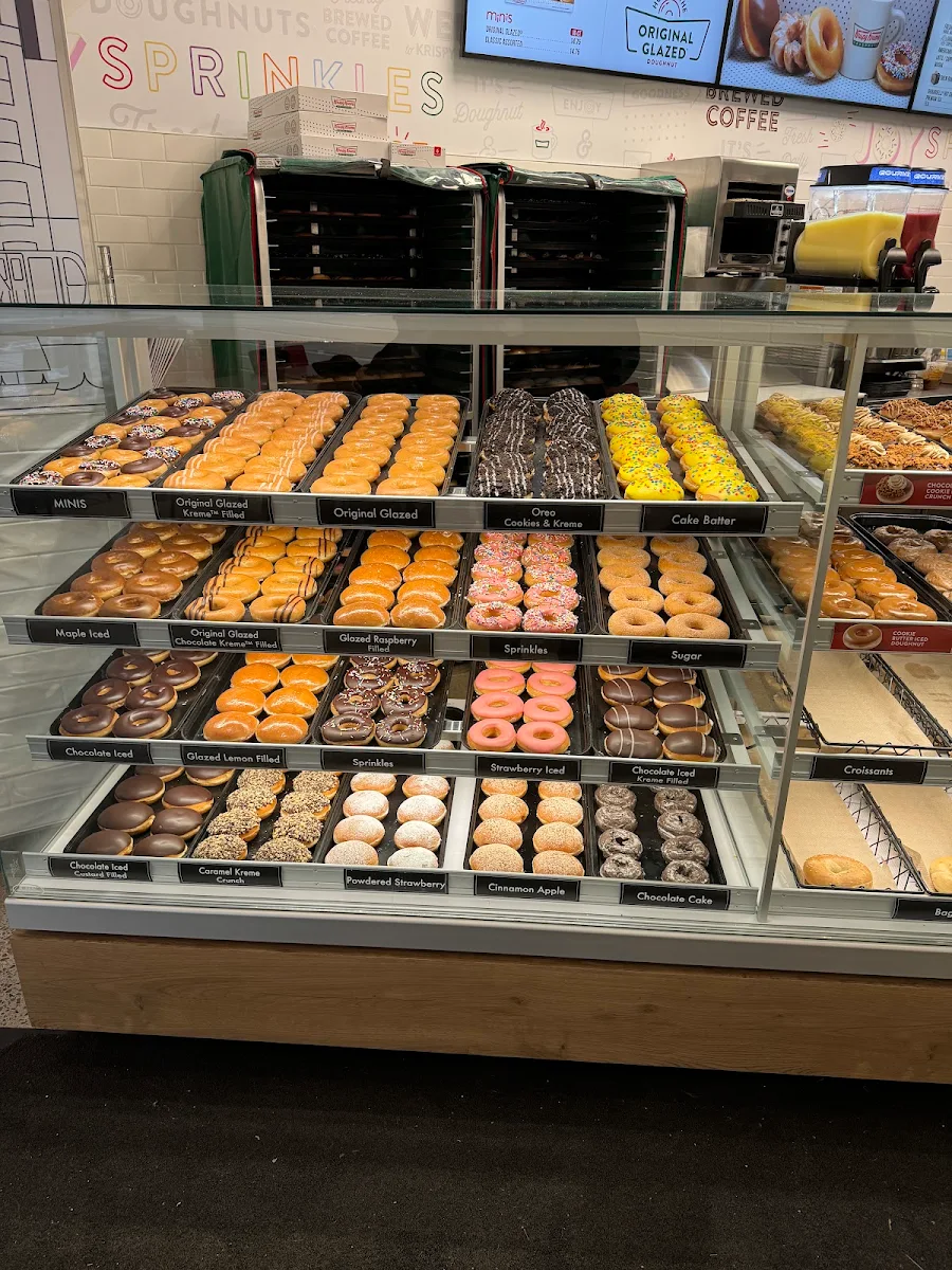 Menu, Krispy Kreme Café